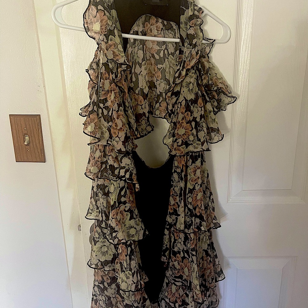 The Kooples Ruffle Floral Dress - Picture 4 of 6